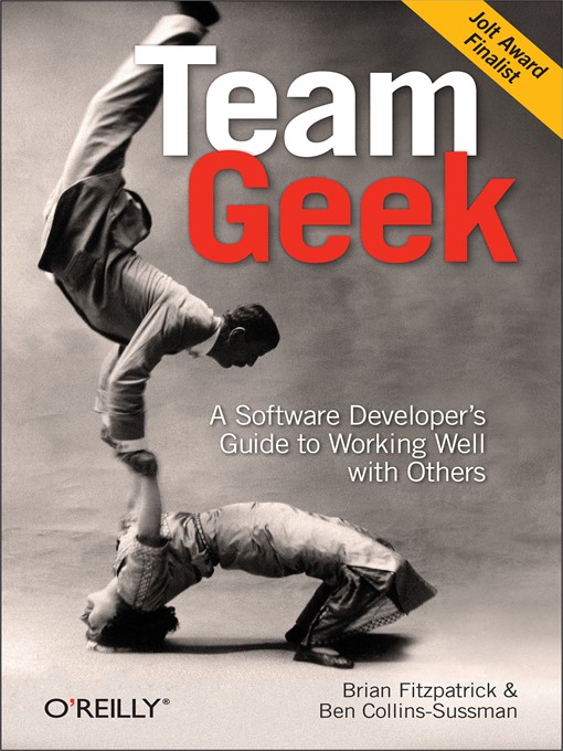 Title details for Team Geek by Brian W. Fitzpatrick - Available